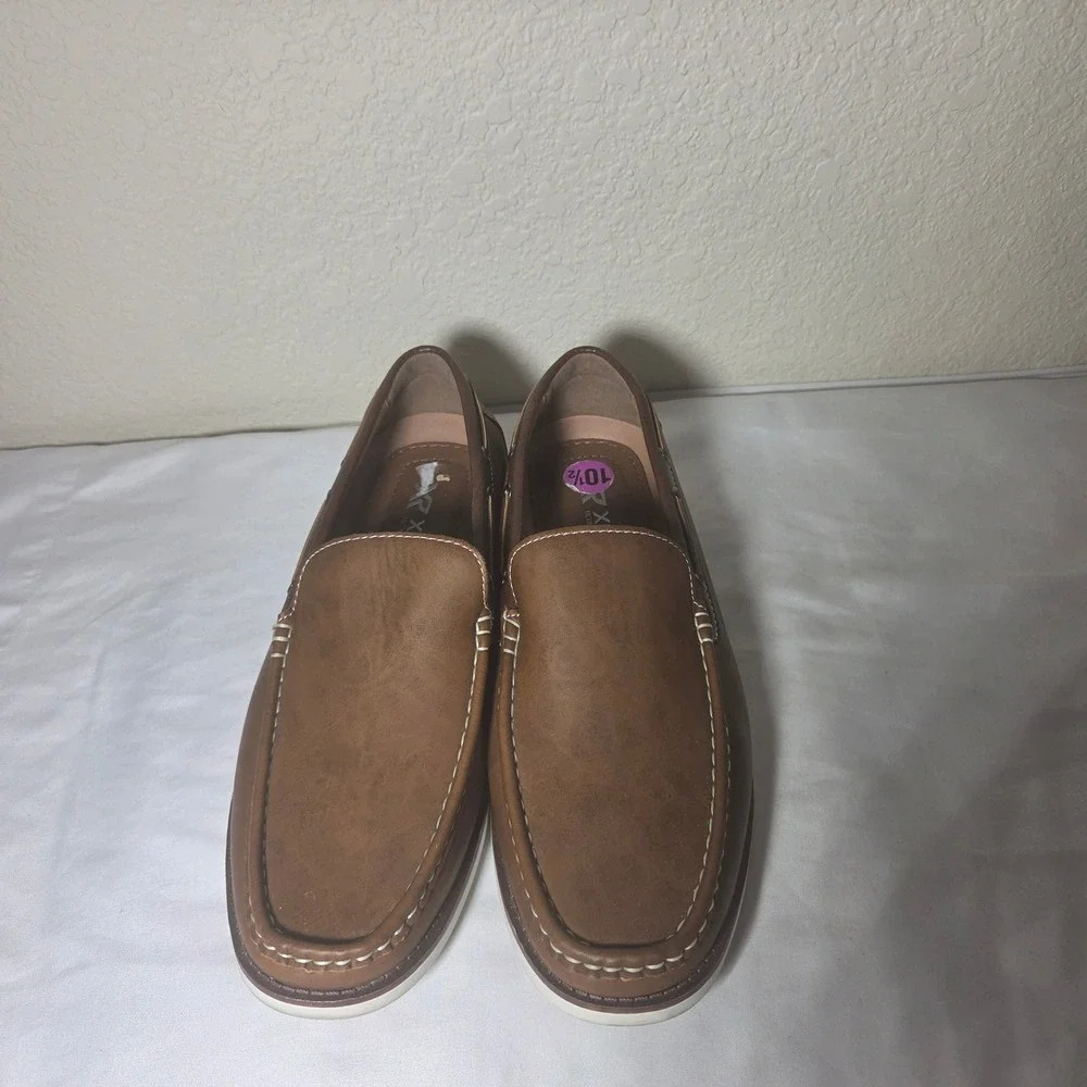 XRAY Ultimate Comfort Mens Tan Brown Boat Shoes Loafers XRW2386 Size 10.5